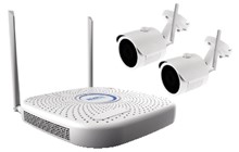 Kit NVR Wi-Fi plug&play 9 canali con