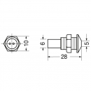 Portaled conico 5mm con