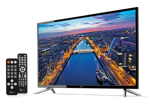 Televisore LED 32'' TS32LS08 T2S2HEV 2 telecomandi, Telesystem