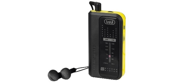 Radio FM portatile Trevi, giallo