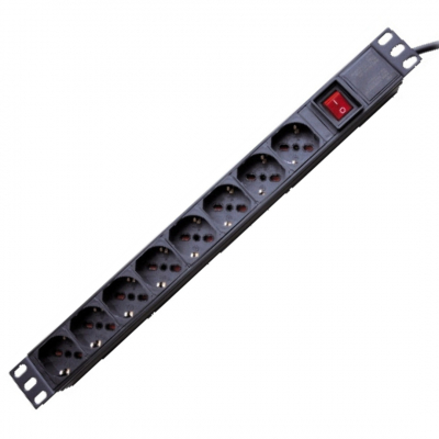 Multipresa 8 posizioni da rack con