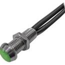 Segnalatore luminoso 24V verde 3mm