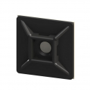Basetta adesiva 19x19 nera 10
