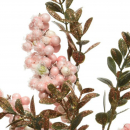 Ramo con bacche rosa h 65cm