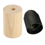Bicchiere legno cilindrico e