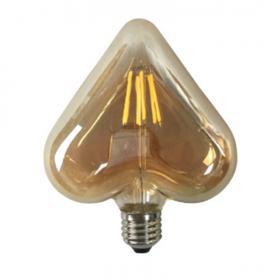 Lampada a cuore 4W E27 2200K
