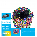 Catena luminosa 600led multicolor