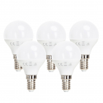 Confezione 5 lampade Led E14 6W